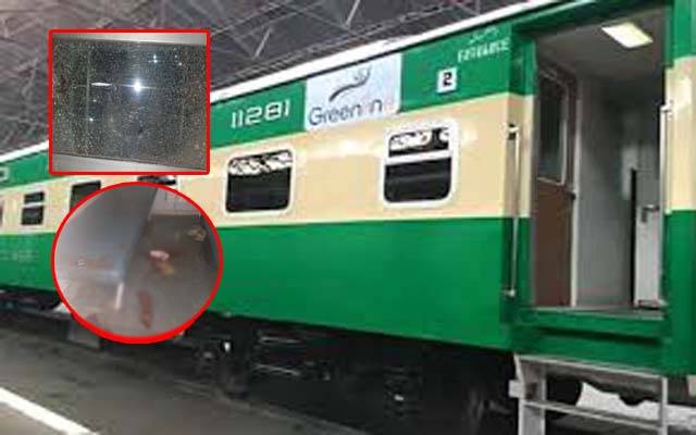 لاہور سے کراچی جانیوالی ٹرین پر نامعلوم افراد کی فائرنگ