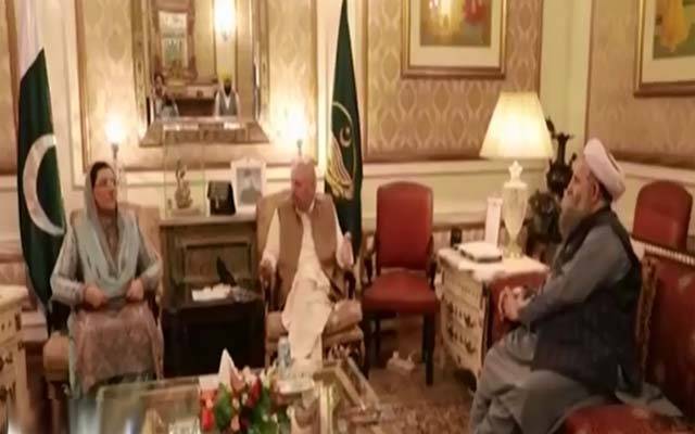 گورنر چودھری محمد سرور سے فردوس عاشق اعوان کی ملاقات