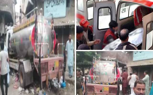 مصری شاہ میں افسوسناک ٹریفک حادثہ
