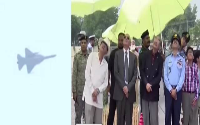 لاہور ایئربیس پرجدید جہازوں اور جنگی سازوسامان کی نمائش