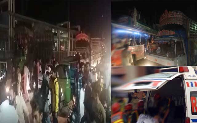  فیروز پور روڈ پر افسوسناک ٹریفک حادثہ