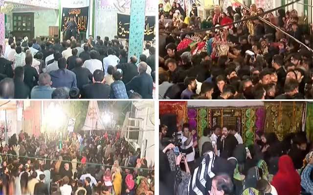 شہر بھر میں8 محرم الحرام کی مجالس جاری