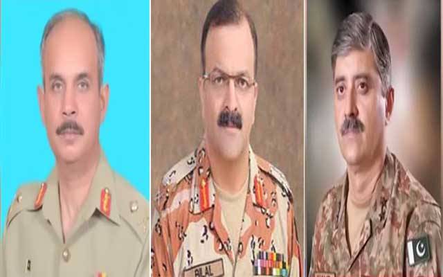 پاک فوج میں اعلیٰ سطح پر تقرریاں