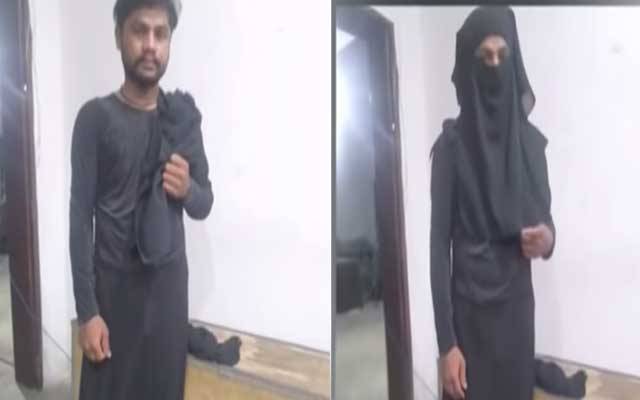 نواب ٹاؤن سے برقعہ پوش ڈاکو گرفتار