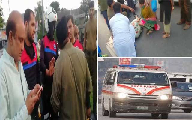  ڈولفن اہلکاروں نے موٹرسائیکل سوار میاں بیوی کو روند ڈالا