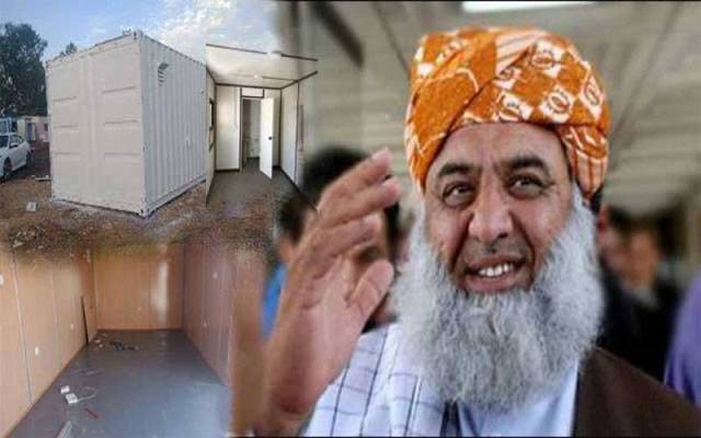 بڑے مارچ کی بڑی تیاریاں، مولانا کیلئے بم پروف کنٹینر تیار