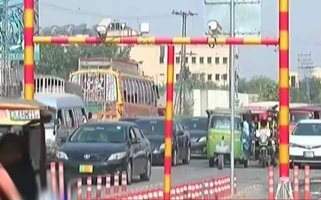  لاہور کے داخلی راستوں پر ای چیک پوسٹیں قائم