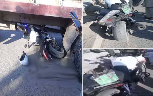 شاہدرہ موڑ پر تیز رفتارٹرک نے ڈولفن اہلکار کو کچل ڈالا