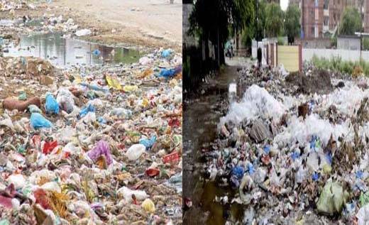 جگہ جگہ گندگی ،بھنبھناتی مکھیاں،باغوں کا شہر کوڑا دان بن گیا