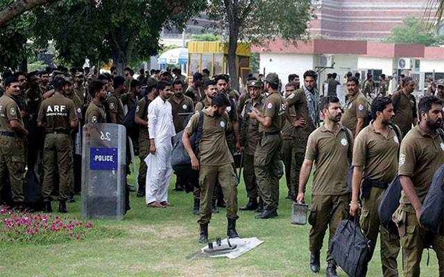 پنجاب پولیس کی آزادی مارچ کے حوالے سے تیاریاں مکمل