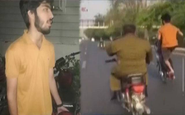 ون ویلنگ کرتے ہوئے ٹک ٹاک بنانا نوجوان کو مہنگا پڑ گیا