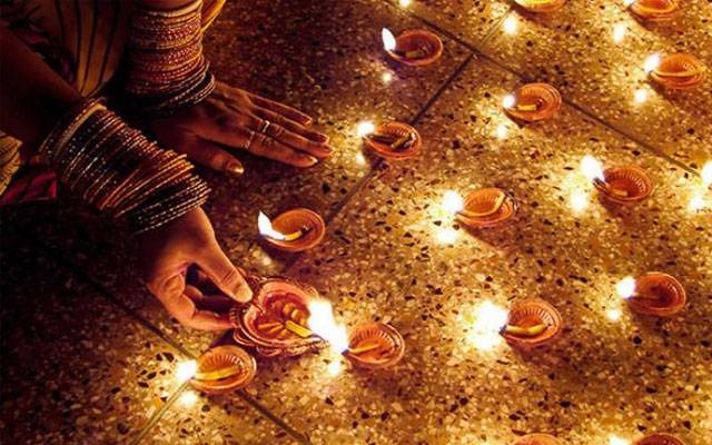 ہندو کمیونٹی نے دیوالی کا تہوار جوش وخروش سے منایا