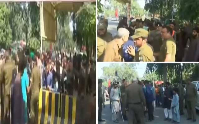 ویڈیو کیوں بنائی؟ لاہور پولیس کا اپنے ہی پیٹی بھائیوں پر تشدد