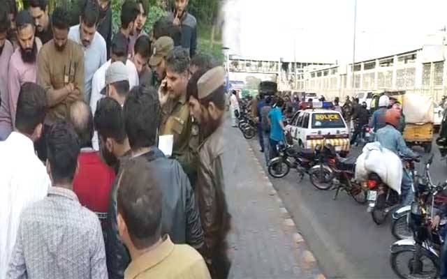 فیروز پور روڈ پر خوفناک ٹریفک حادثہ