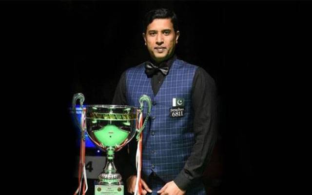 ورلڈ سنوکر چیمپءین محمد آصف کے اعزاز میں بڑا اعلان