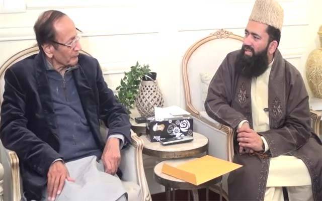 چودھری شجاعت حسین سے خطیب بادشاہی مسجد کی ملاقات