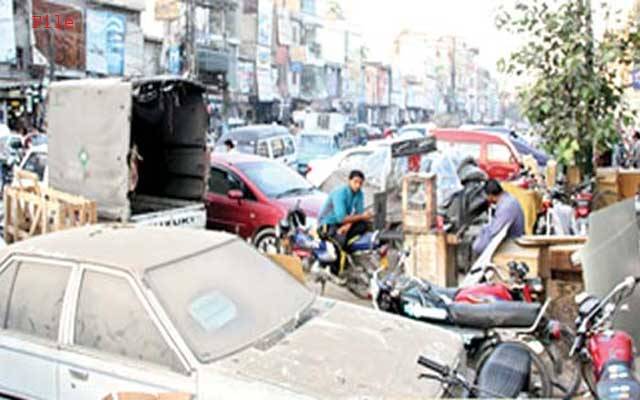  منٹگمری روڈ پر پھیری مافیا کا راج، تاجروں کا کاروبار ٹھپ