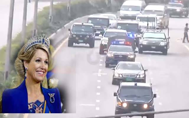 نیدرلینڈ کی ملکہ میکسما لاہور میں مصروف دن گزارنے کے بعد واپس روانہ