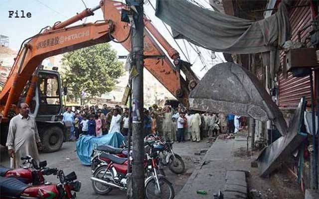 انتظامیہ کا قبضہ مافیا کیخلاف آپریشن