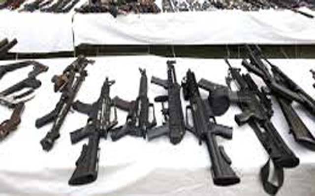 پنجاب پولیس نے گزشتہ چھ ماہ کے دوران بھاری مقدارمیں اسلحہ برامد کرلیا