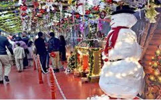 مسیحی برادری کرسمس کا تہوار مذہبی جوش و خروش سے منا رہی ہے