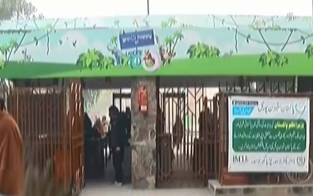 کرسمس کے موقع پر مسیحی برادری کا لاہور چڑیا گھر میں رش