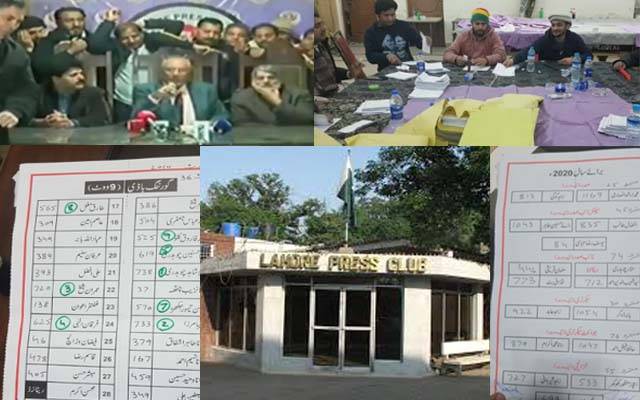 لاہورپریس کلب کا انتخابی معرکہ، جرنلسٹ پینل نے کامیابی حاصل کرلی