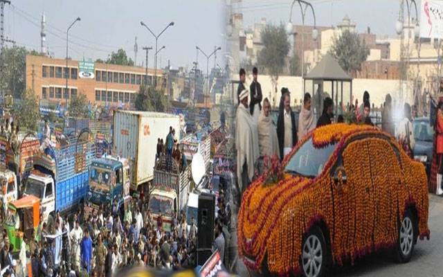 ٹرانسپوٹرز کی ہڑتال باراتیوں کیلئے مصیبت بن گئی