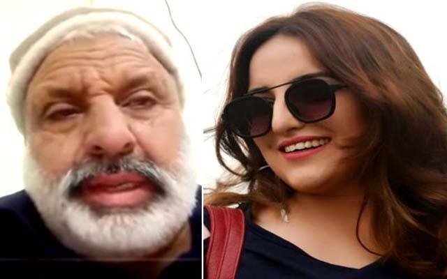 حریم شاہ کے والد نے اپنی بیٹی کی متنازع ویڈیوز پر معافی مانگ لی