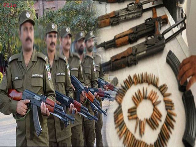 پولیس کا اسلحہ دکانوں پر فروخت ہونے لگا