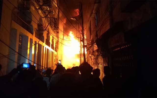 اردو بازار میں آتشزدگی، بڑا نقصان