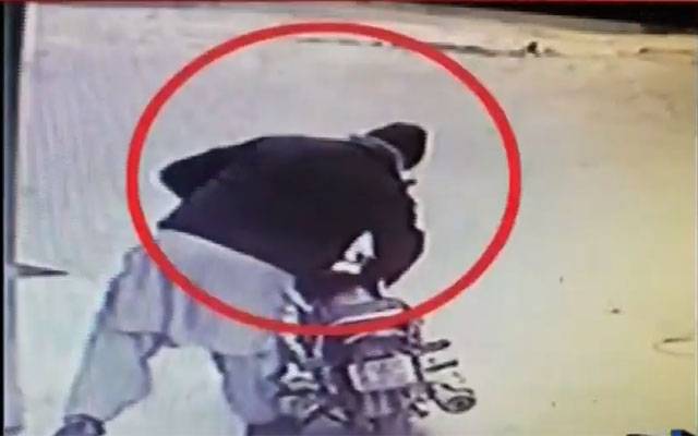  موٹڑسائیکل چوری کی واردات، سی سی ٹی وی فوٹیج سٹی 42 کو موصول