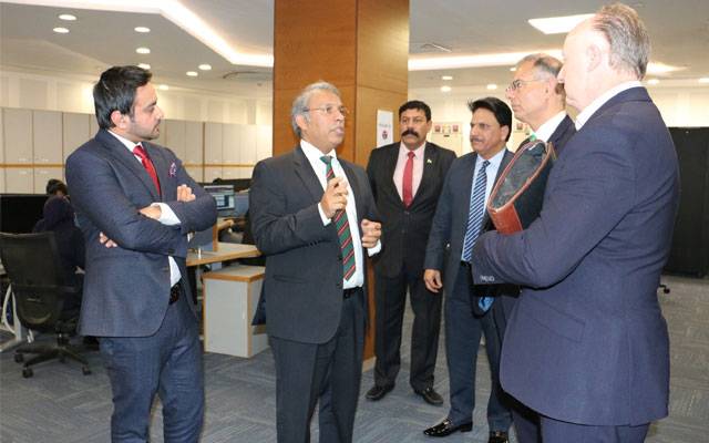 آئی سی سی اور پی سی بی کے وفد کا سیف سٹی اتھارٹی کا دورہ