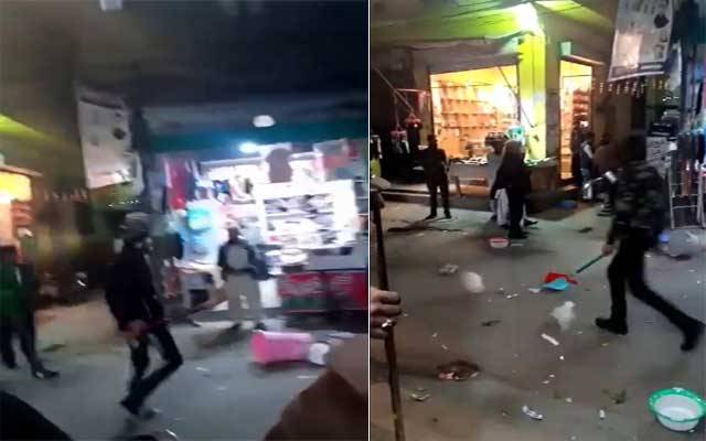 لاہور میں جرائم پیشہ افراد کی غنڈہ گردی، فوٹیج منظر عام پر آگئی