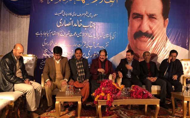 خالد انصاری اور سٹی 42 کے عمرہ زائرین کے اعزاز میں عشائیہ