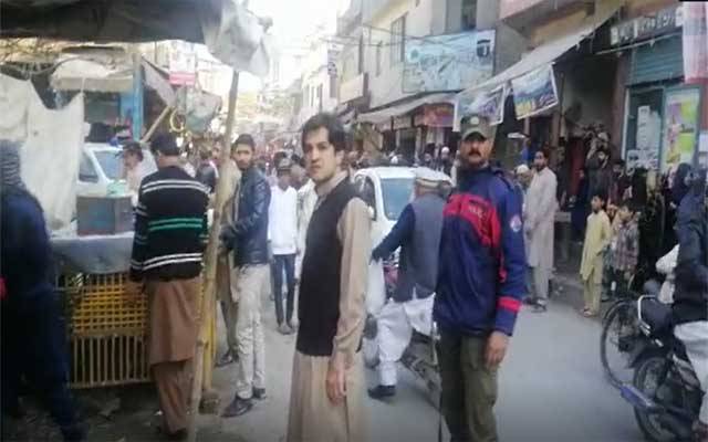  نشتر ٹاؤن میں تجاوازت کیخلاف آپریشن، 7 افراد گرفتار، 27 عارضی دکانیں ختم