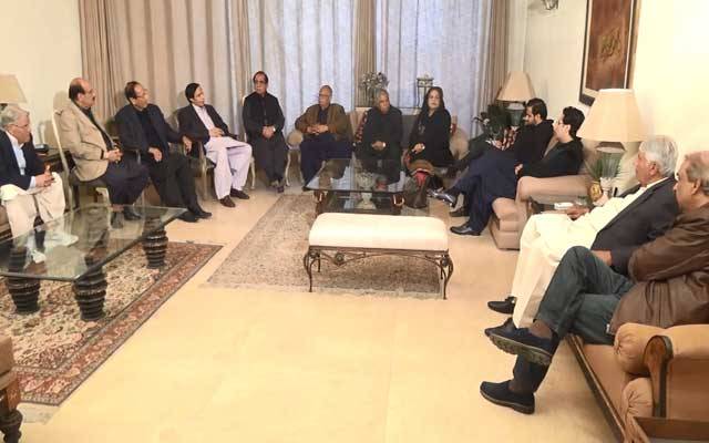 چودھری شجاعت حسین کی زیرصدارت ق لیگ کا ہنگامی اجلاس