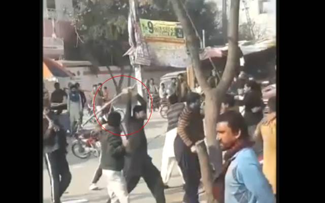 نواب ٹاؤن کا علاقہ میدان جنگ بن گیا، ویڈیو وائرل