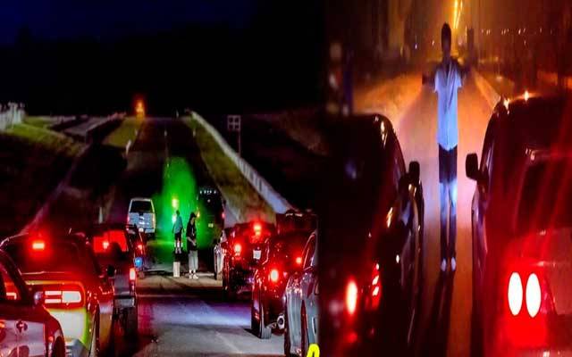 ڈریفٹنگ اور ون ویلنگ کے شوقین منچلوں نے قانون کی دھجیاں اُڑا دیں