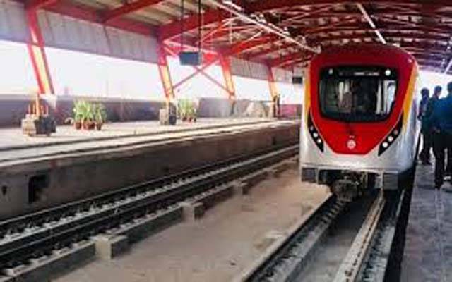 اورنج لائن ٹرین کا الیکٹریکل و مکنیکل ورک تیزی سے تکمیل کی طرف گامزن