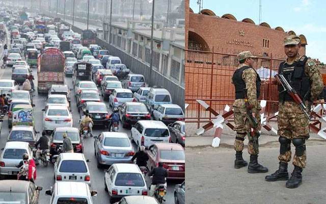 لاہور کی سیکیورٹی سخت، ٹریفک پلان بھی جاری