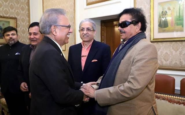 صدر مملکت سے بھارتی اداکار شترو گھن سنہا کی ملاقات