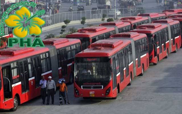 پی ایچ اے نے میٹرو بس منصوبے کو چونا لگا دیا