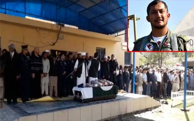  شہید ونگ کمانڈر نعمان اکرم کی نماز جنازہ ادا 