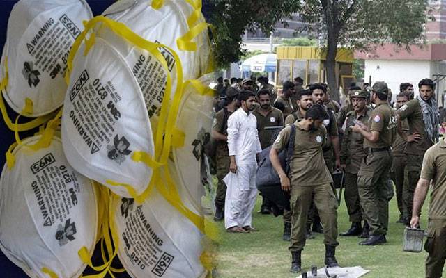 لاہور پولیس نے کورونا وائرس سے بچاؤ کیلئے حفاظتی سامان مانگ لیا
