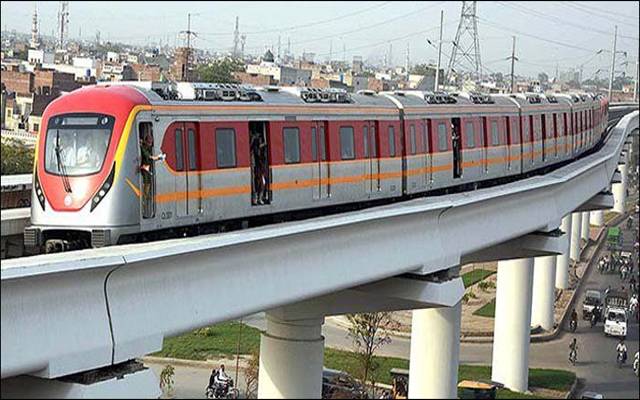 اورنج لائن ٹرین ،چینی کمپنی نے سنگ میل عبور کرلیا 