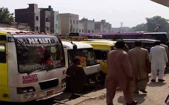 تمام بس اڈے مکمل طور پر بند 