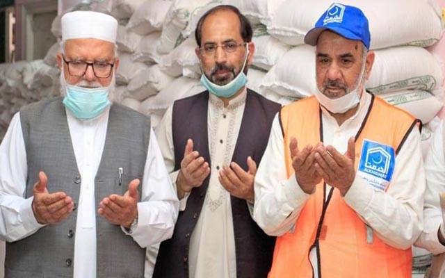 لاک ڈائون میں دوپہر کا کھانا،دودھ تقسیم