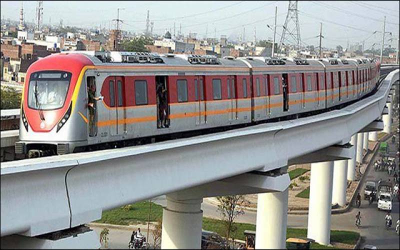 اورنج لائن منصوبے کا سنگ میل عبور کرلیا گیا