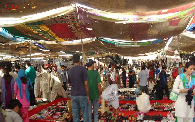 شالامارباغ کے عقب میں غیرقانونی بازار سج گیا